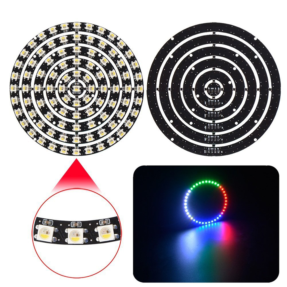DC5V WS2812B/SK6812 Angel Eyes Full Color Digital Addressable Flexible RGBW Panel Round LED Ring Lamp Light DC5V WS2812B/SK6812 Angel Eyes Full Color Digital Addressable Flexible RGBW Panel Round LED Ring Lamp Light